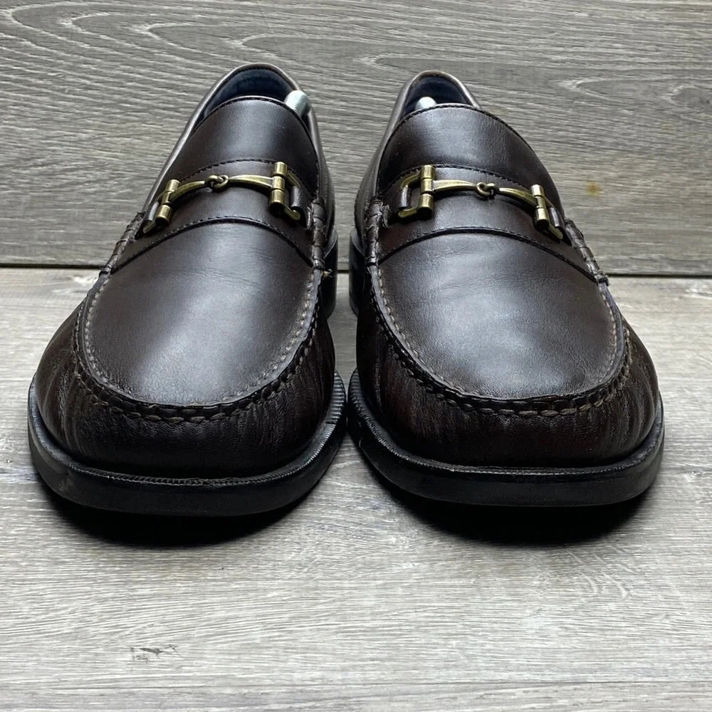 Cole Haan Loafers Pinch Maine Classic Mens 11.5 Brown Leather‎ Bit Loafer C27985